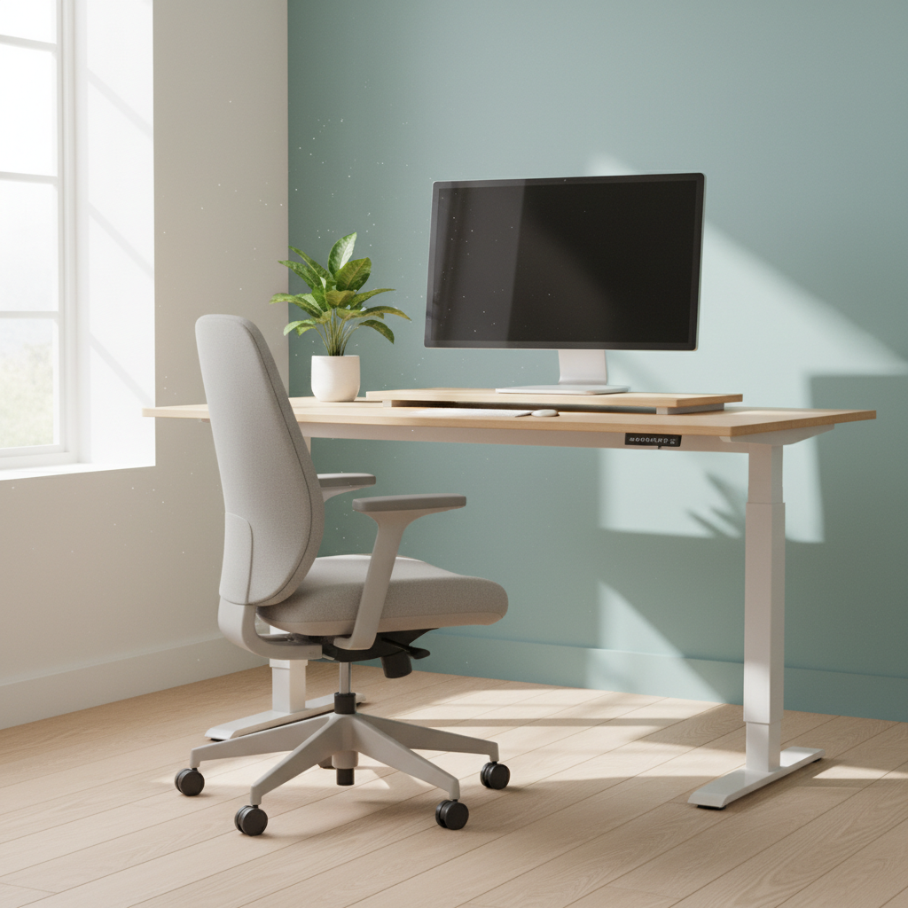 Illustration til artiklen Arbejd smartere, ikke hårdere: Din guide til ergonomi & holdningskorrektion