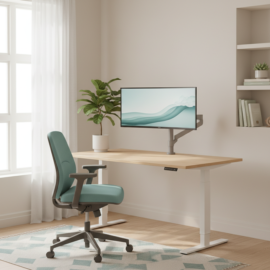 Illustration til artiklen Optimér din arbejdsdag: En guide til ergonomi og forebyggelse
