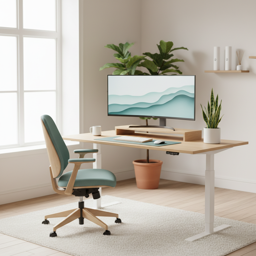 Illustration til artiklen Styrk Din Hverdag: En Guide Til Ergonomiske Vaner & Skadeforebyggelse